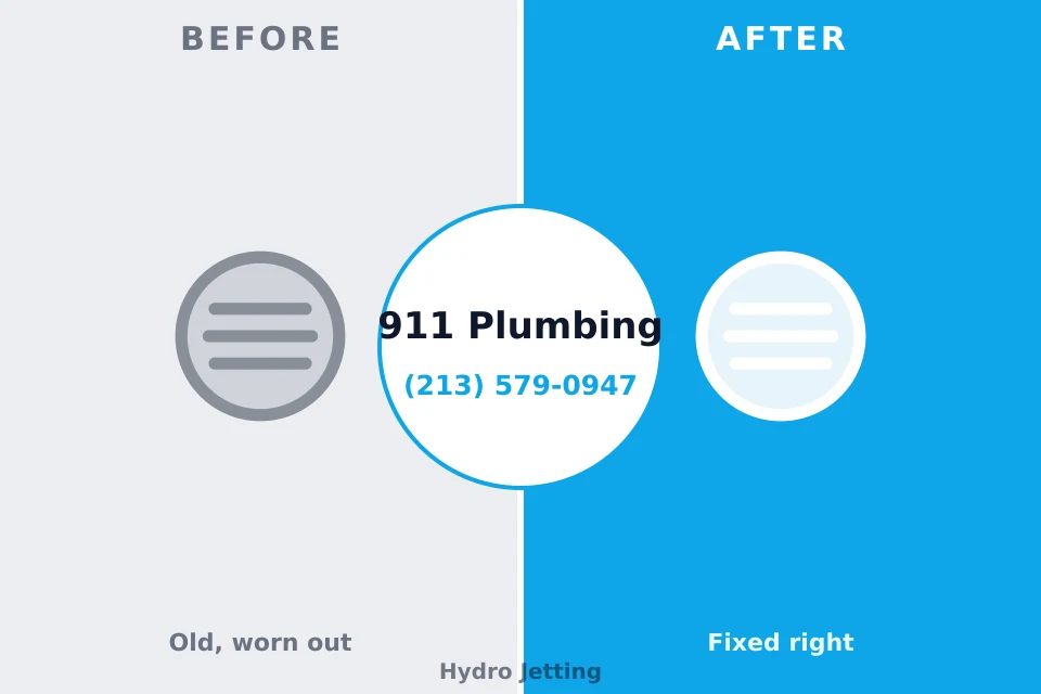 Before and after: plumbing repair Iowa City, IA